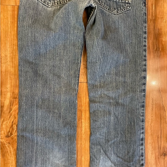 WRANGLER Boys Blue Gray Straight Leg Waist Tighteners Size 12 Regular - Picture 10 of 11